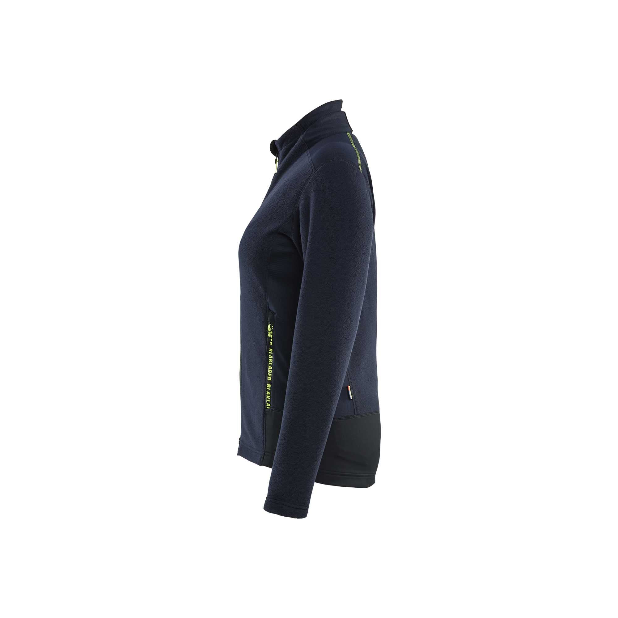 BLAKLADER 47661010 Women's Microfleece Jacket Hi Vis Reflective Work Jacket WOMEN - Antipilling
